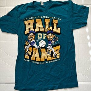 Arizona Diamondbacks Randy Johnson Luis Gonzalez T-shirt, size medium